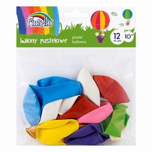 Lufi FIORELLO 10" 12 darabos pasztell színek Lufi FIORELLO 10" 12 darabos pasztell színek