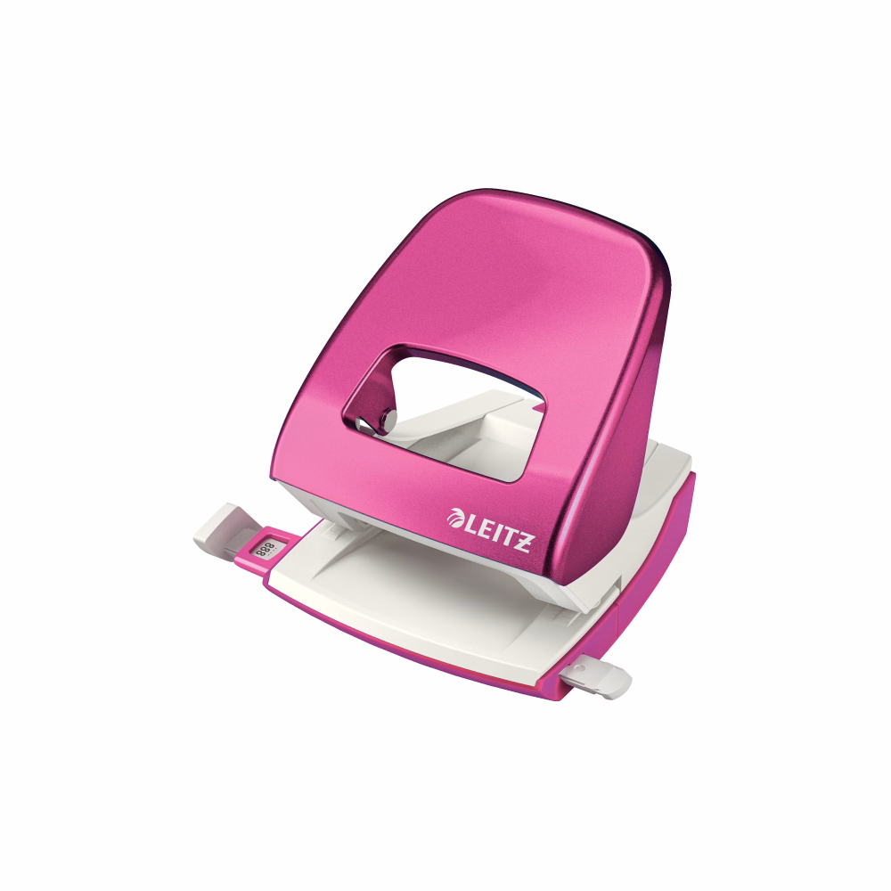 Lyukasztó LEITZ Nexxt Wow 5008 2 lyukú fém 30 lap metál rózsaszín Lyukasztó LEITZ Nexxt Wow 5008 2 lyukú fém 30 lap metál rózsaszín