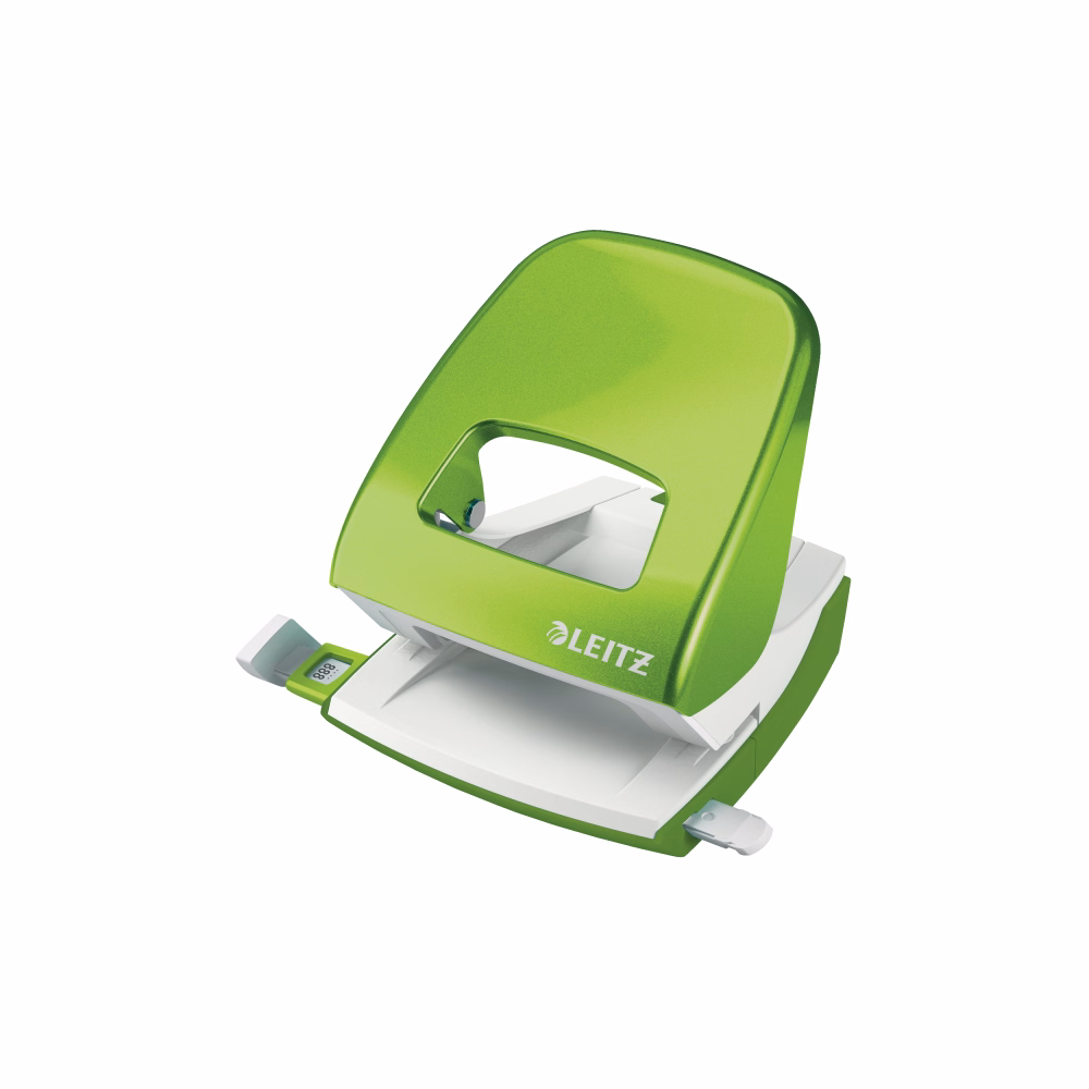 Lyukasztó LEITZ Nexxt Wow 5008 2 lyukú fém 30 lap metál zöld
