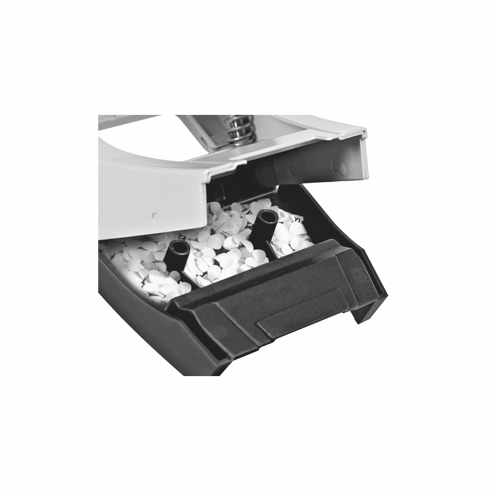 Lyukasztó LEITZ Nexxt Wow mini 2 lyukú fém 10 lap metál fehér