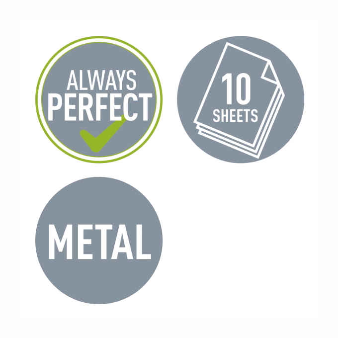 Lyukasztó LEITZ Nexxt Wow mini 2 lyukú fém 10 lap metál kék