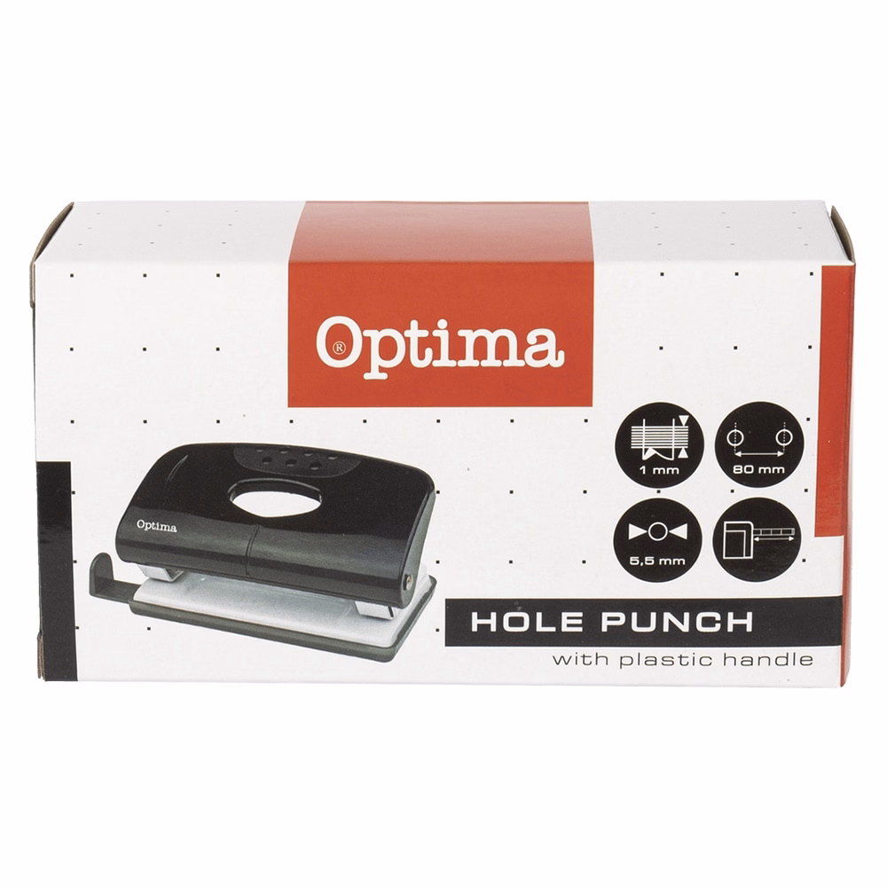 Lyukasztó OPTIMA 2 lyukú fém 10 lap