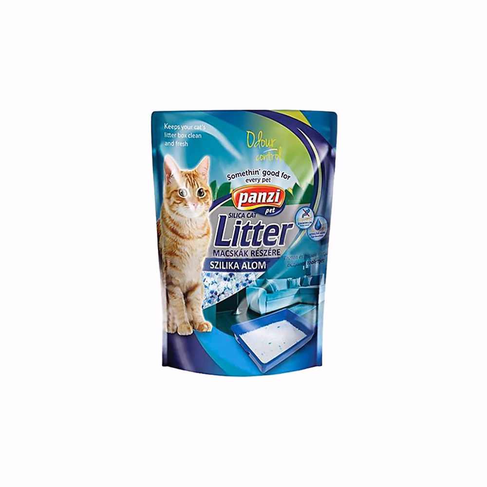 Macskaalom PANZI silica natúr 3,8 l