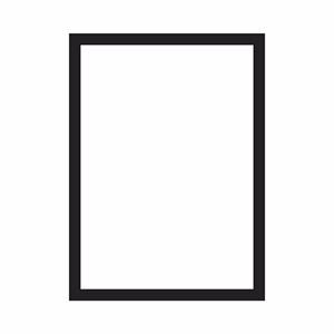Mágneses keret DJOIS Magneto Pro A/3 317x440mm fekete 10 darabos