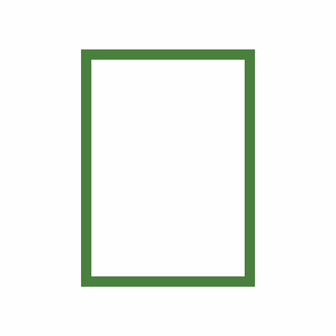 Mágneses keret DJOIS Magneto Pro A/3 317x440mm zöld 10 darabos