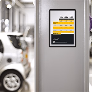 Mágneses tasak DJOIS Magneto A/4 fekete 2 darabos