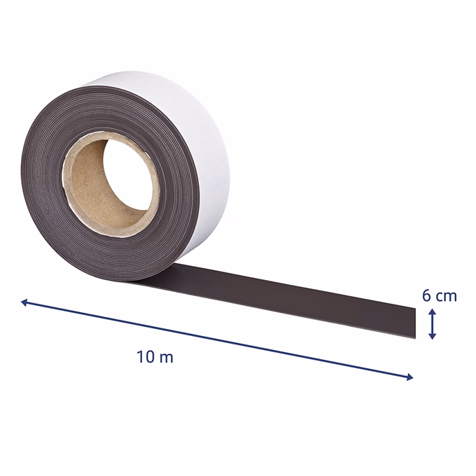 Mágnesszalag  MAUL vágható, öntapadós 60mmx10m