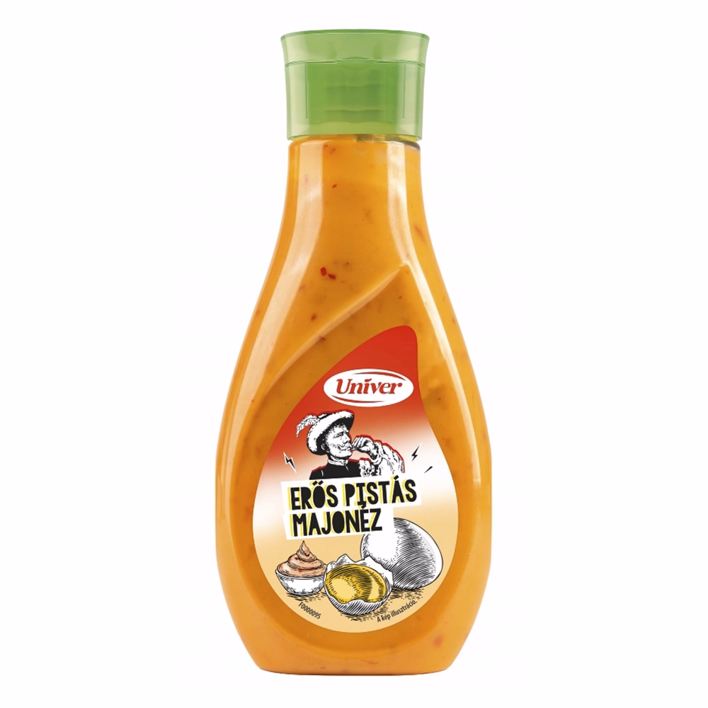 Majonéz UNIVER erős pistás 405 g