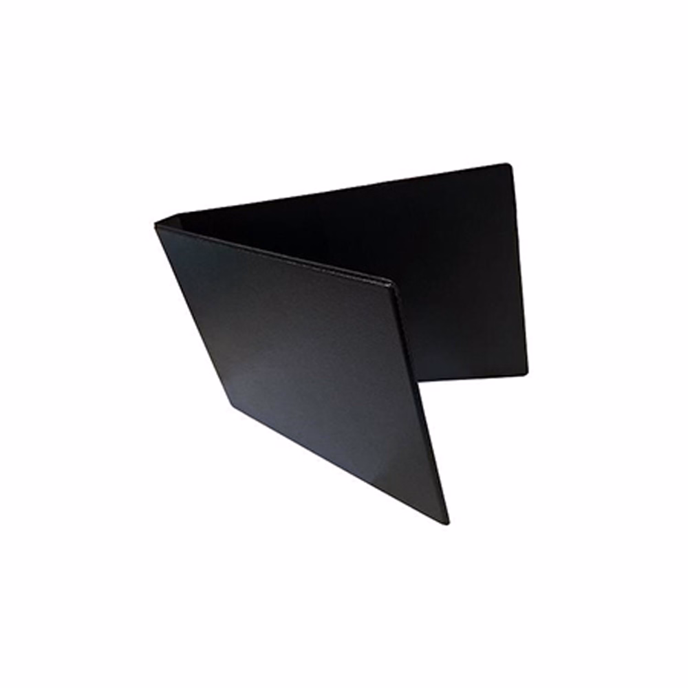 Mappa villámzáras A/5 pvc fekvő fekete