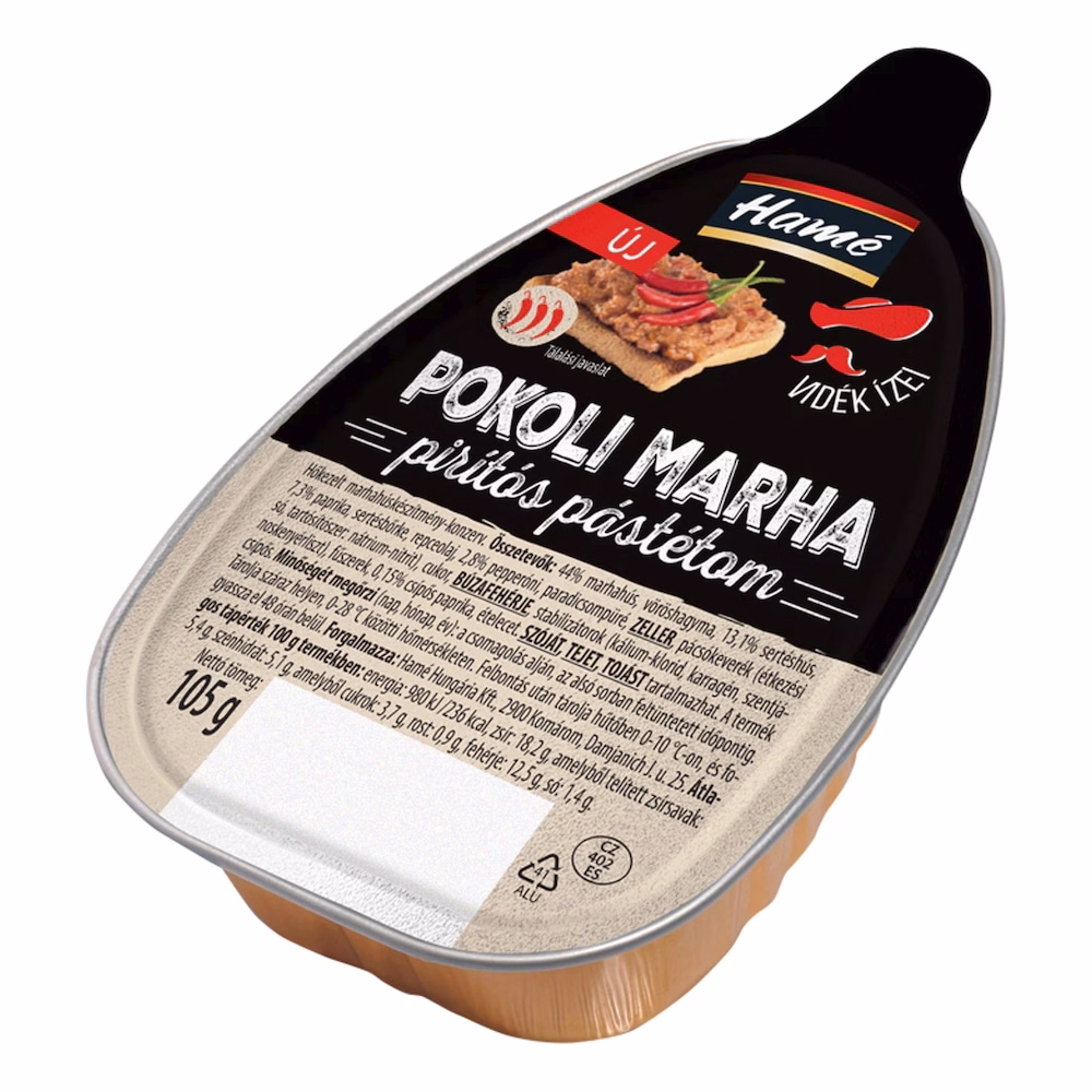 Marha pirítós pástétom HAMÉ pokoli 105 g