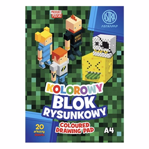 Másolópapír készlet ASTRA PAP 80 g A/4 10 íves színes szélű Pixel és Unicorn