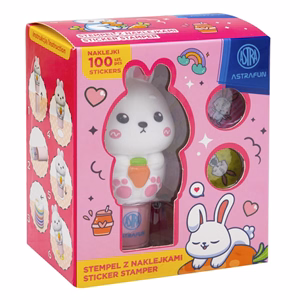 Matrica bélyegző ASTRA FUN 100 újrahasználható matrica Bunny