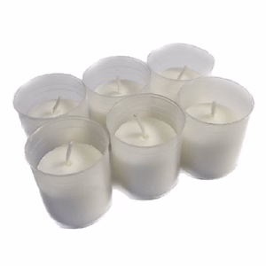 Mécses betét 25 g 47 mm 7-8 órás fehér 6 darabos