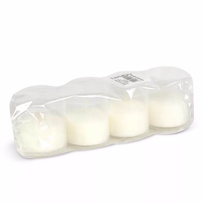 Mécses betét 35 g 55 mm 10 órás fehér 4 darabos