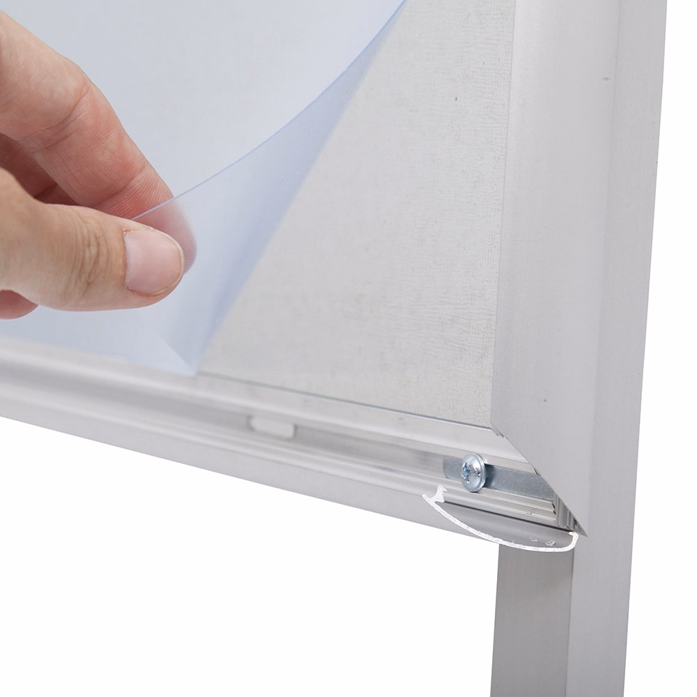 Megállító tábla MAUL A/0 kültéri A alakú aluminium