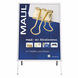 Megállító tábla MAUL A/0 kültéri A alakú aluminium