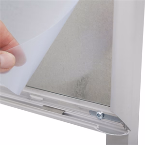 Megállító tábla MAUL A/1 kültéri A alakú aluminium