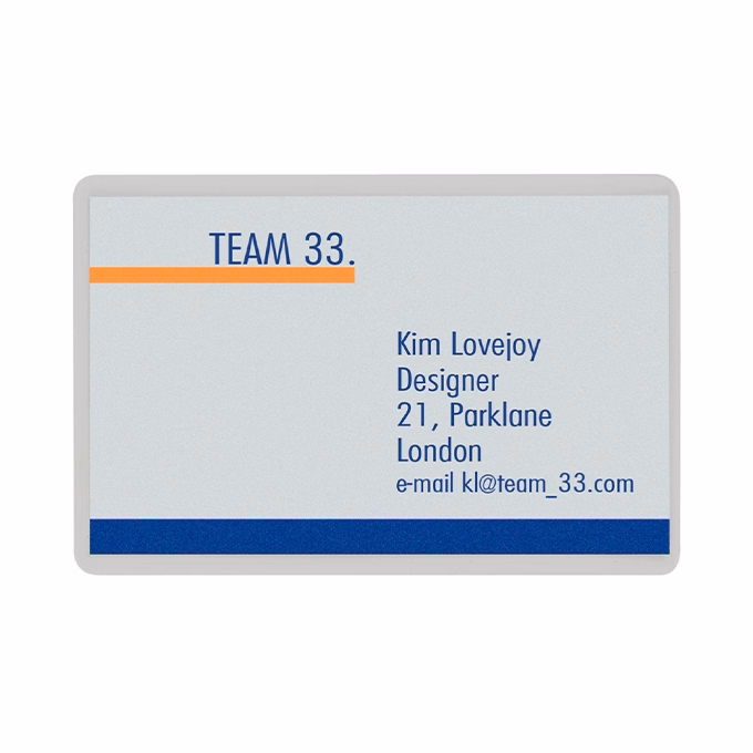 Meleglamináló fólia LEITZ ILam mini 125 mikronos 54x86 mm 100 darabos