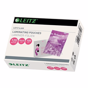 Meleglamináló fólia LEITZ ILam mini 125 mikronos 65x95 mm 100 darabos