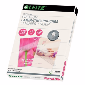 Meleglamináló fólia LEITZ ILam standard A/5 125 mikronos UDT technológiával 100 darabos