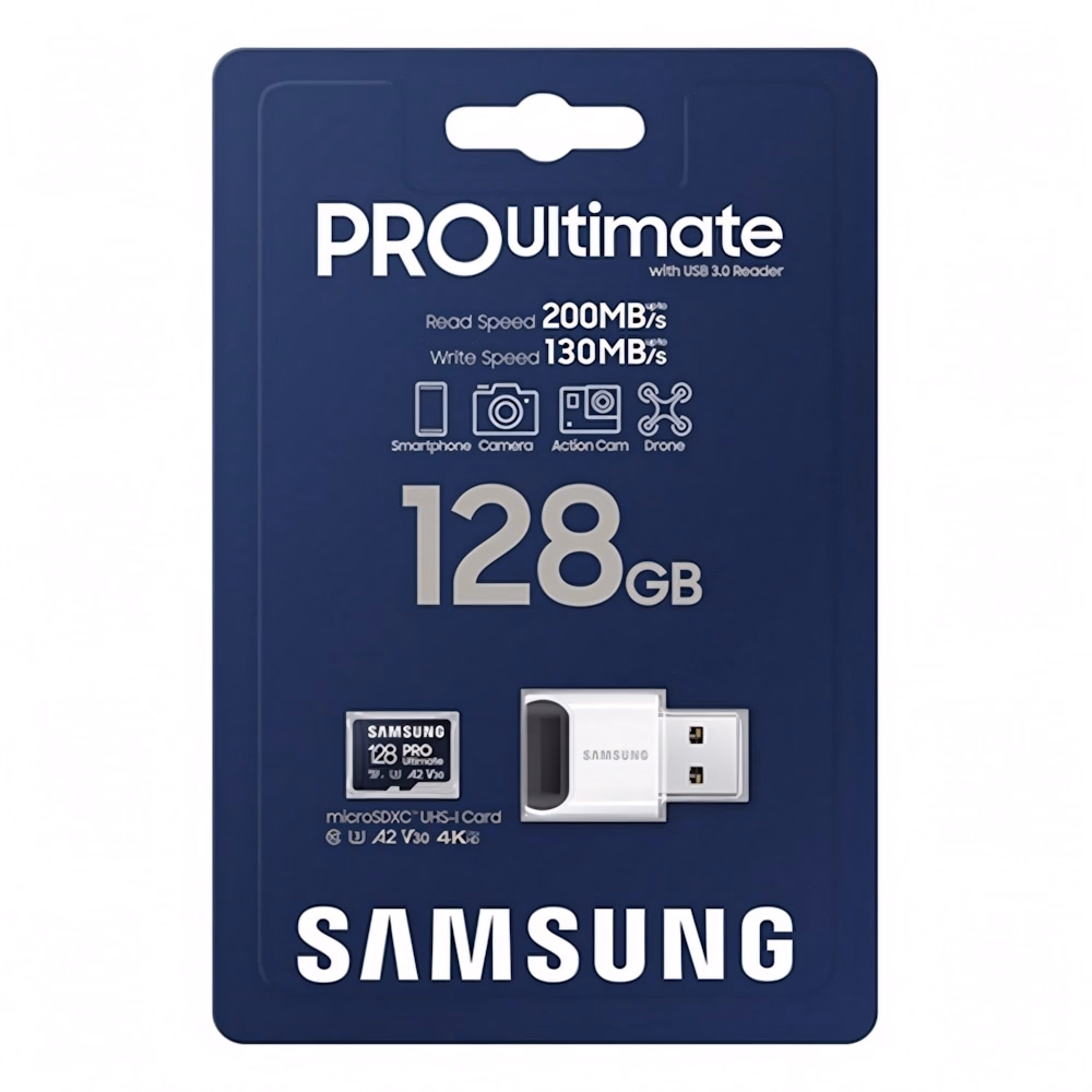 Memóriakártya SAMSUNG microSDXC PRO Ultimate 128 gb