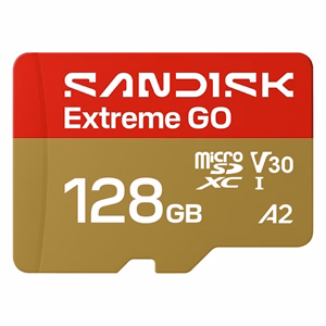 Memóriakártya SANDISK microSDXC Extreme GO U3 V30 128 GB