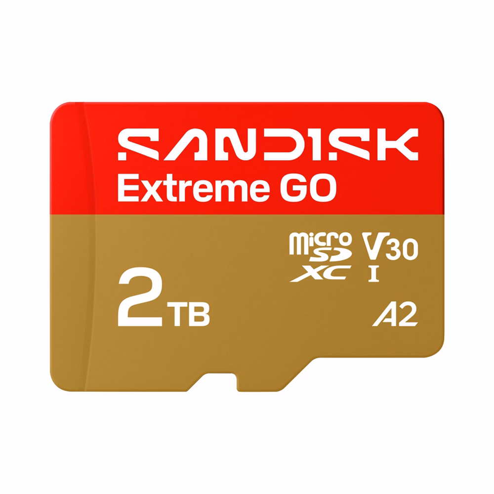 Memóriakártya SANDISK microSDXC Extreme GO U3 V30 2 TB