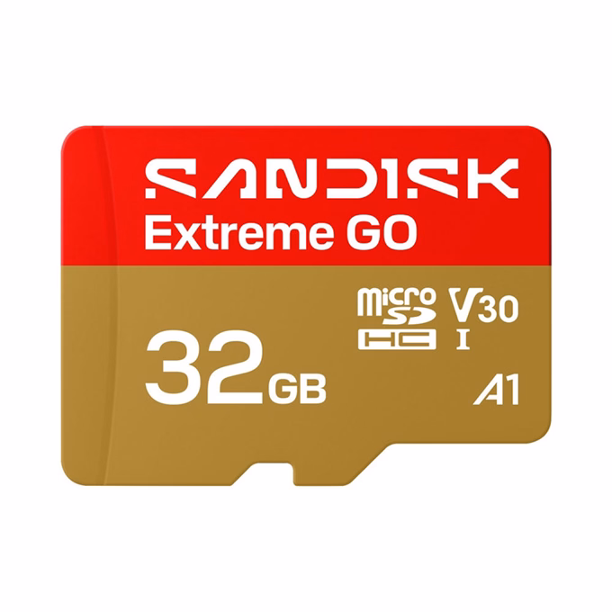 Memóriakártya SANDISK microSDXC Extreme GO U3 V30 32 GB