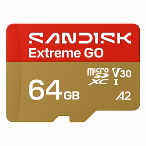 Memóriakártya SANDISK microSDXC Extreme GO U3 V30 64 GB
