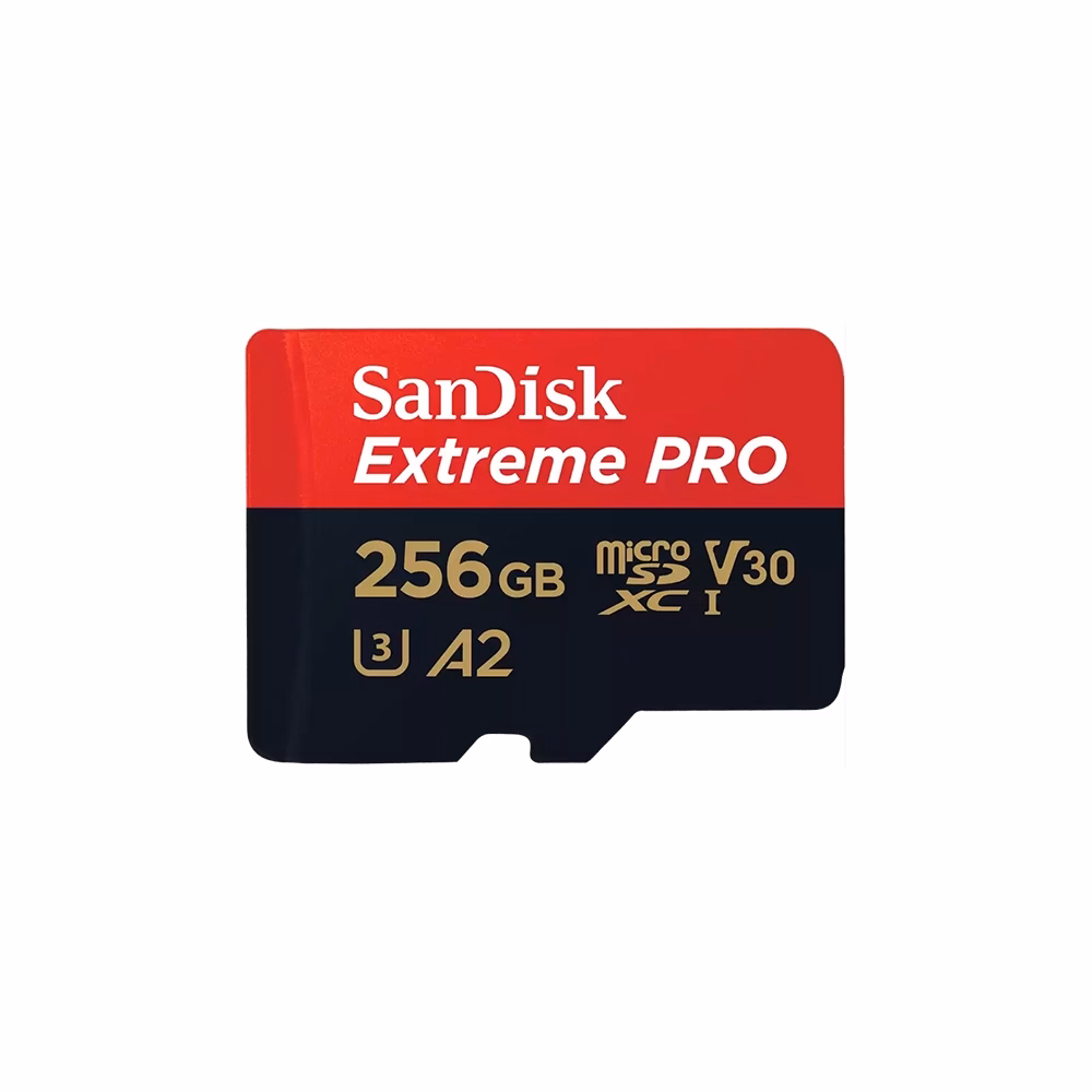 Memóriakártya SANDISK microSDXC Extreme PRO U3 V30 256 GB  + adapter
