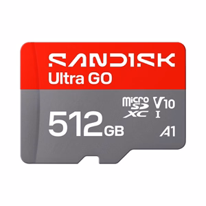 Memóriakártya SANDISK microSDXC Ultra GO U1 V10 512 GB