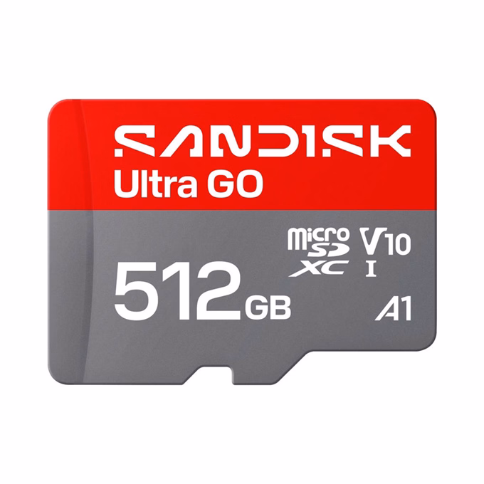 Memóriakártya SANDISK microSDXC Ultra GO U1 V10 512 GB