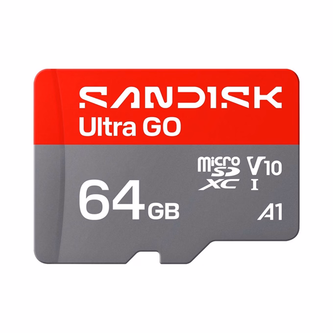 Memóriakártya SANDISK microSDXC Ultra GO U1 V10 64 GB