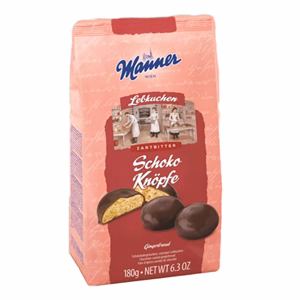 Mézeskalács MANNER Knöpfe mézeskalácsos puszedli 180 g