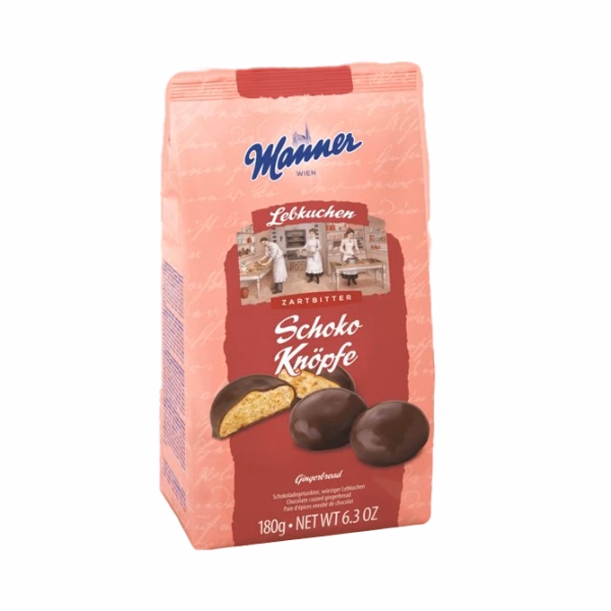 Mézeskalács MANNER Knöpfe mézeskalácsos puszedli 180 g