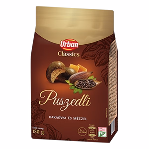 Mézeskalács URBAN Classic kakaós-mézes puszedli 180 g