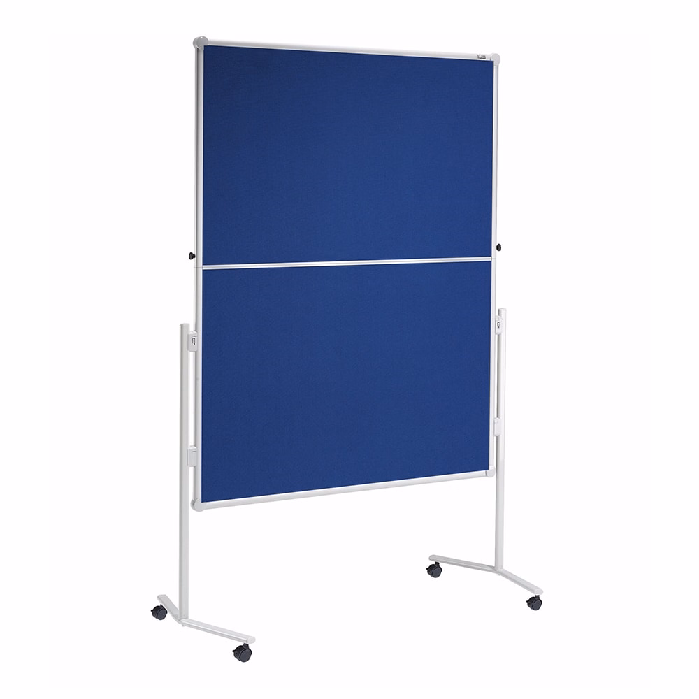 Moderációs tábla MAUL MAULpro textil félbehajtható kék 150x120 cm