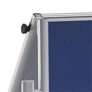 Moderációs tábla MAUL MAULpro textil félbehajtható kék 150x120 cm