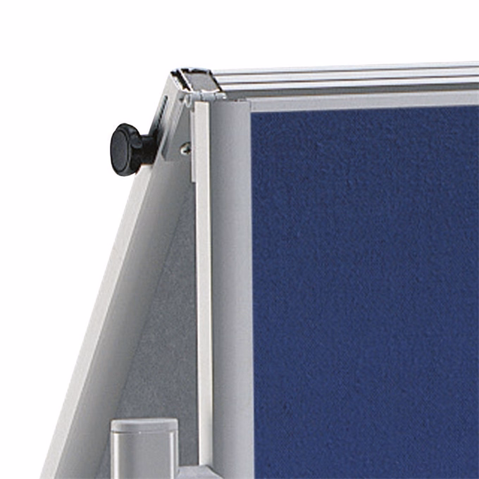 Moderációs tábla MAUL MAULpro textil félbehajtható kék 150x120 cm