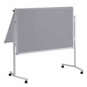 Moderációs tábla MAUL MAULpro textil félbehajtható szürke 150x120 cm