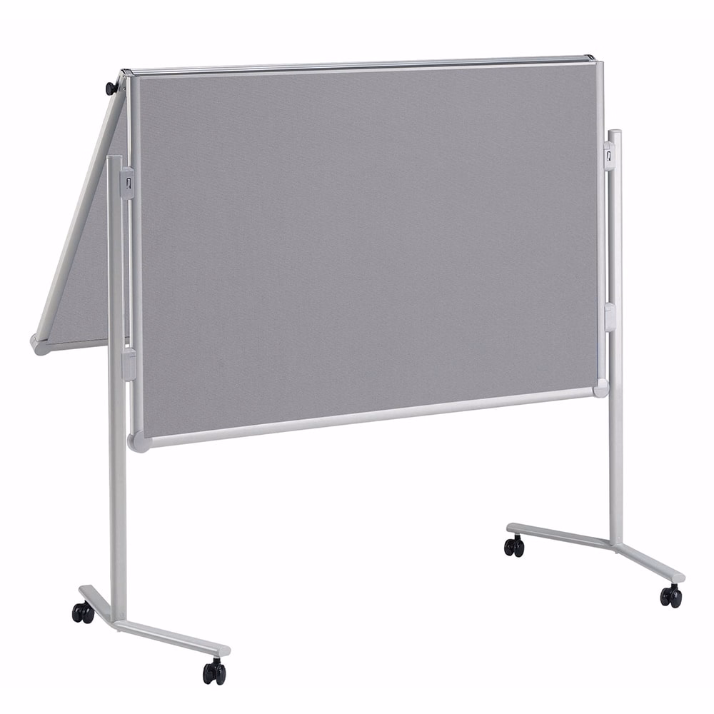 Moderációs tábla MAUL MAULpro textil félbehajtható szürke 150x120 cm