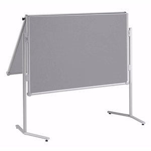 Moderációs tábla MAUL MAULpro textil félbehajtható szürke 150x120 cm