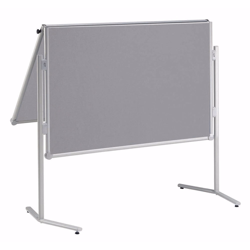 Moderációs tábla MAUL MAULpro textil félbehajtható szürke 150x120 cm