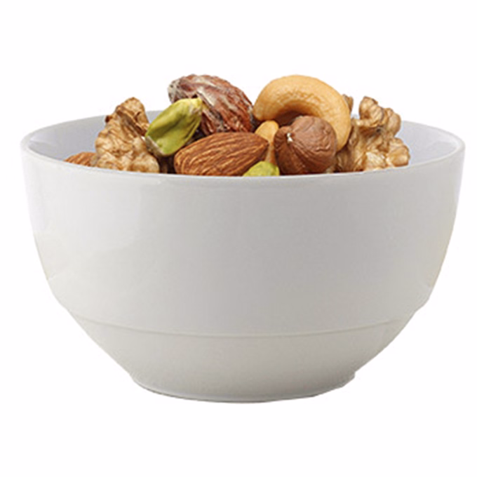 Mogyorós és salátástálka ROTBERG Basic fehér 11 cm 6 darabos