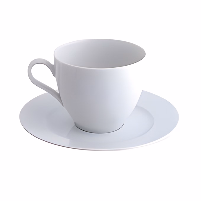 Mokkáscsésze aljjal ROTBERG Basic fehér 100ml 6 darabos Mokkáscsésze aljjal ROTBERG Basic fehér 100ml 6 darabos