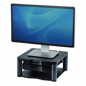 Monitorállvány FELLOWES Premium Plus grafitszürke