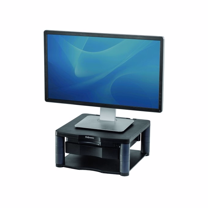 Monitorállvány FELLOWES Premium Plus grafitszürke