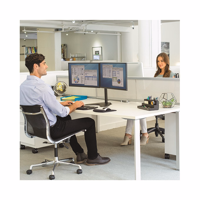 Monitortartó állvány FELLOWES Professional Series Dual Horizontal  kettő monitorhoz