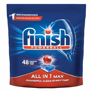 Mosogatógép tabletta FINISH Allin1 Max Regular 48 darab/doboz