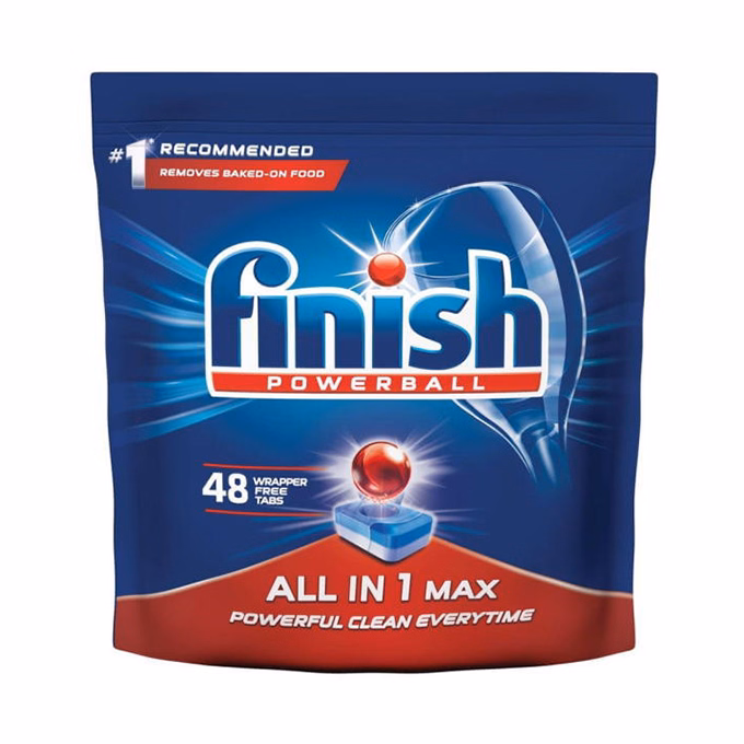 Mosogatógép tabletta FINISH Allin1 Max Regular 48 darab/doboz